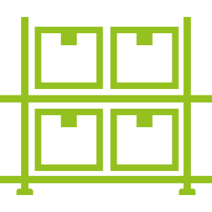 aisle width icon