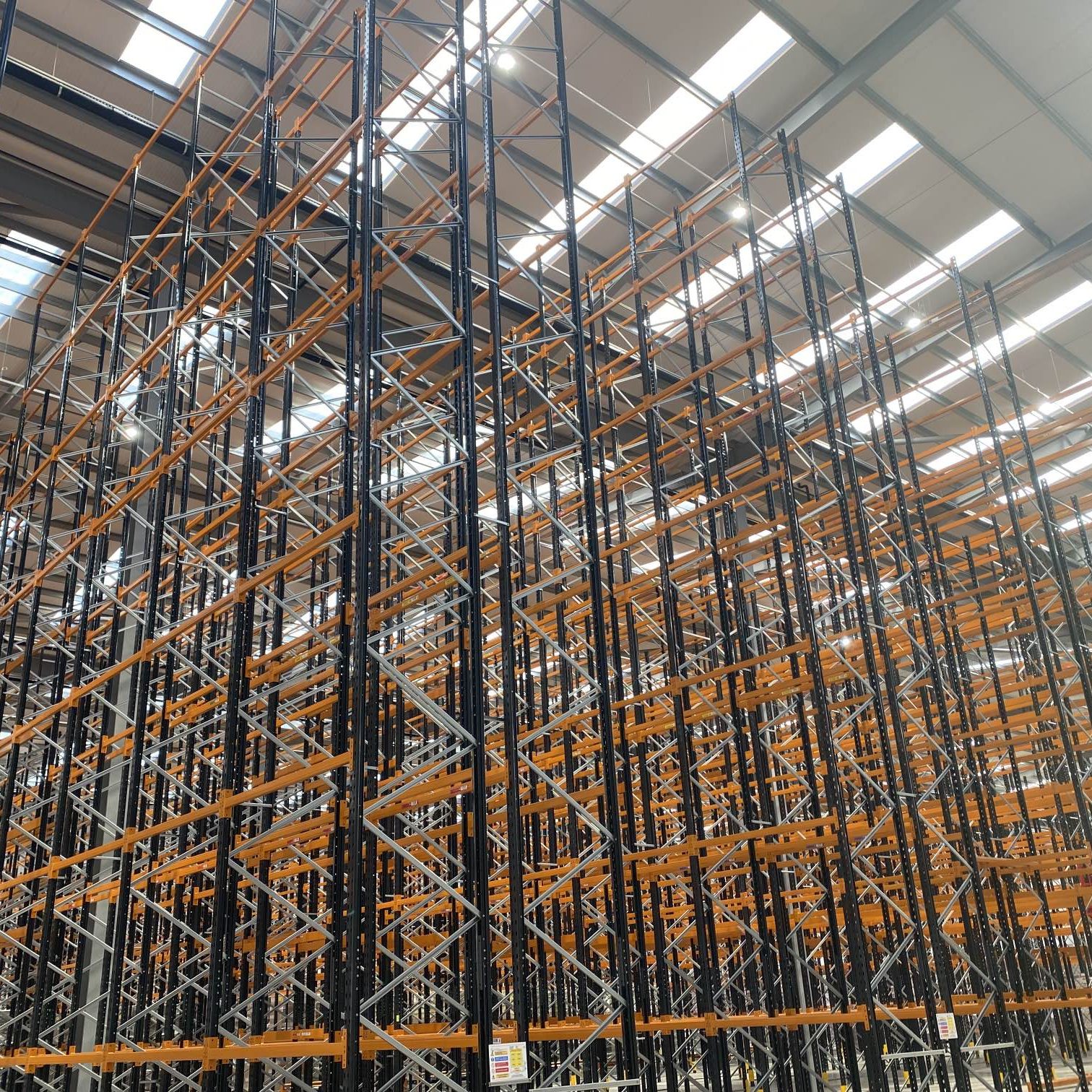 Used pallet racking installed in Blackburn