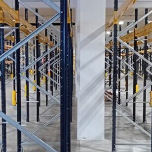 Pallet racking, luggage superstore