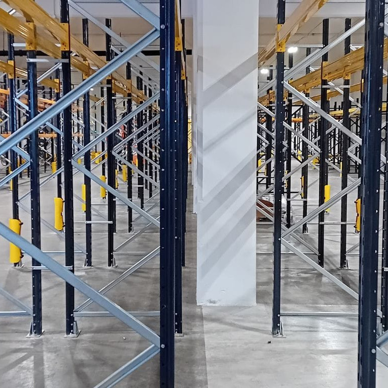 Pallet racking, luggage superstore