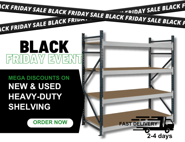 heavy duty shelving black friday offer