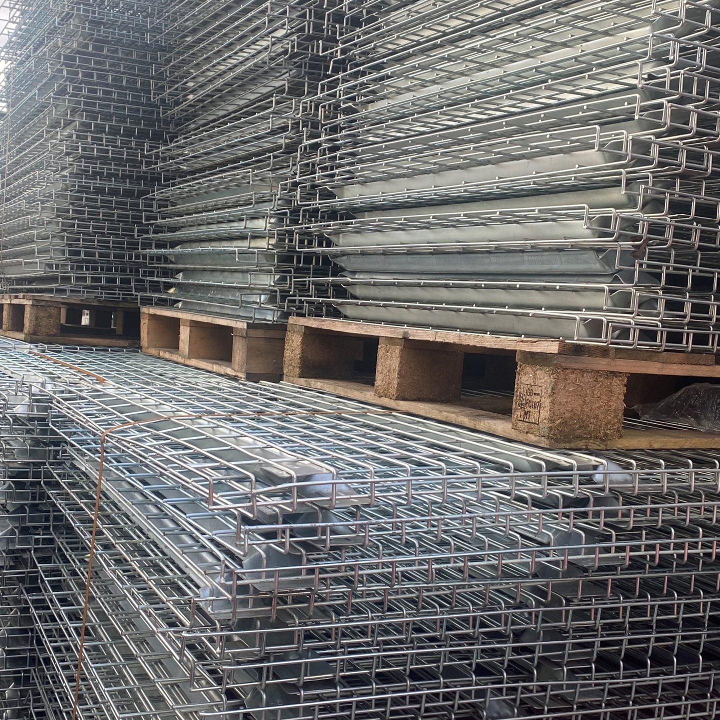 used mesh decks for pallet racking