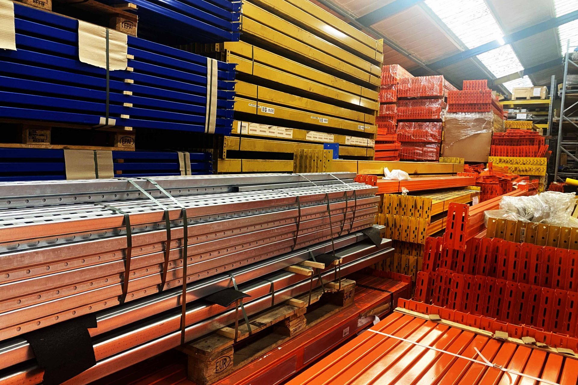 Used pallet racking for warehouses