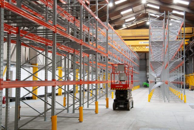 New pallet racking installation