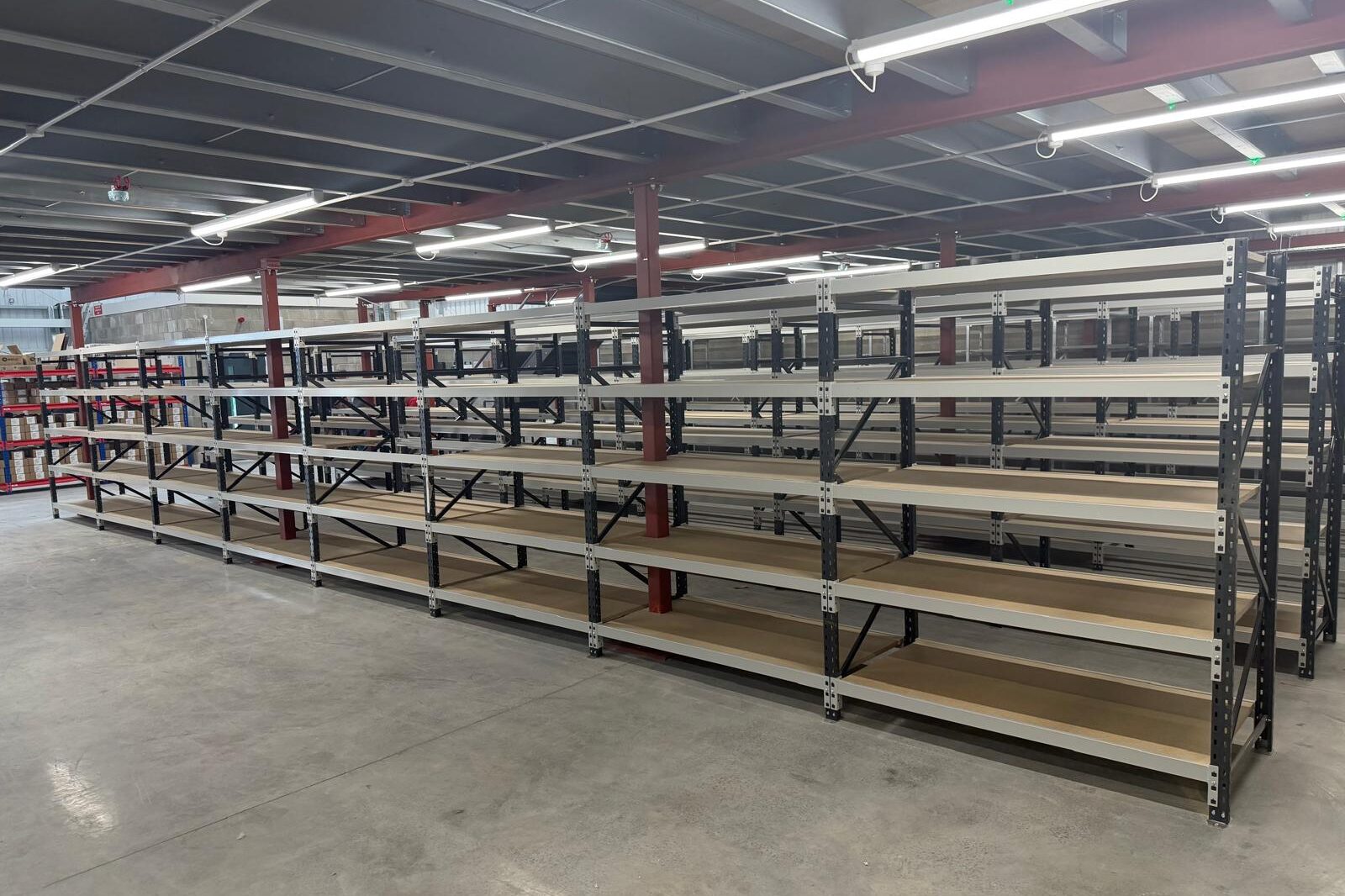 heavy-duty warehouse shelving